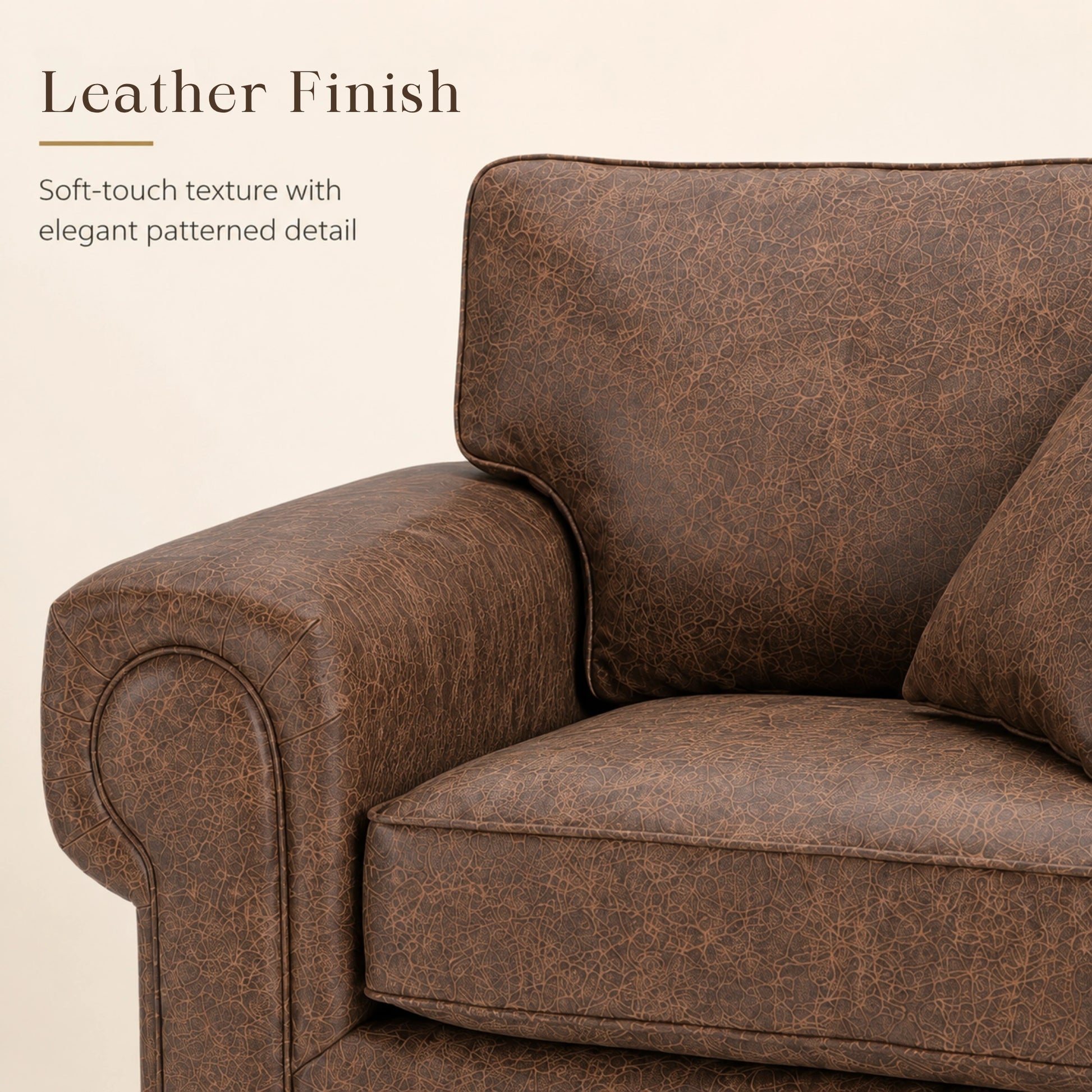 Chocolate Brown Armchair
