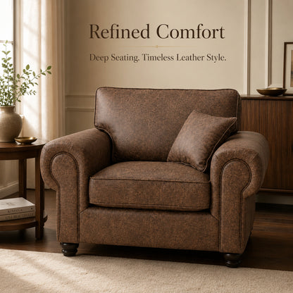 Chocolate Brown Armchair