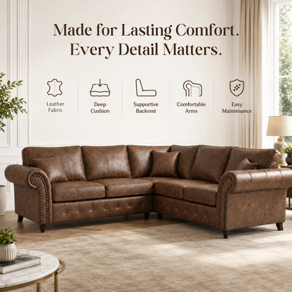 Chocolate Brown Corner