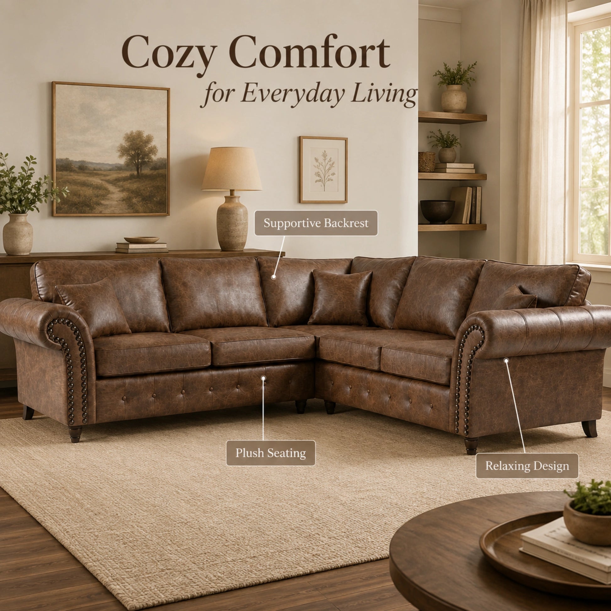 Chocolate Brown Corner