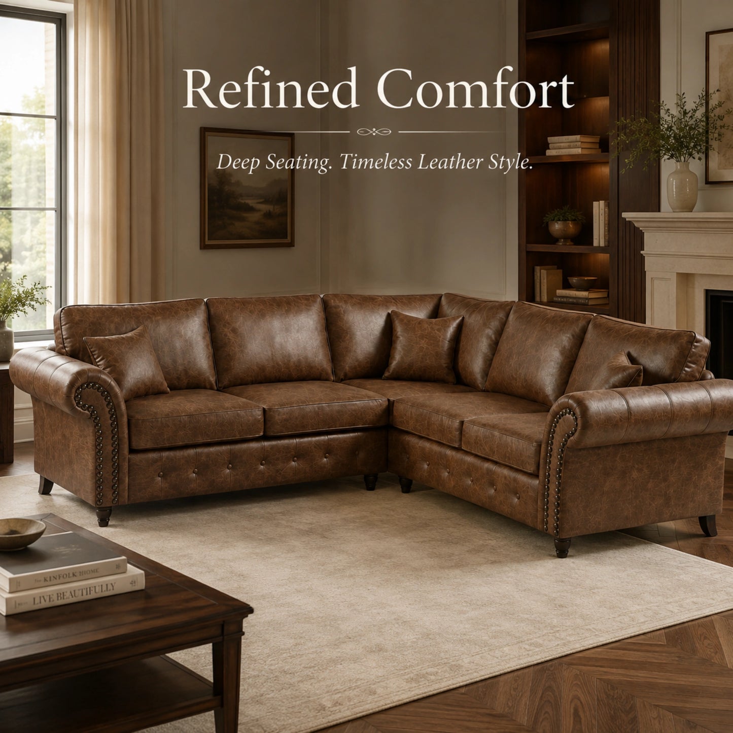 Chocolate Brown Corner