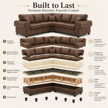 Chocolate Brown Corner