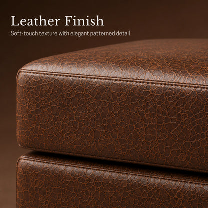 Chocolate Brown Footstool