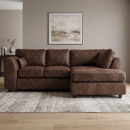 Chocolate Brown | 4 Seater | Right Hand Facing
