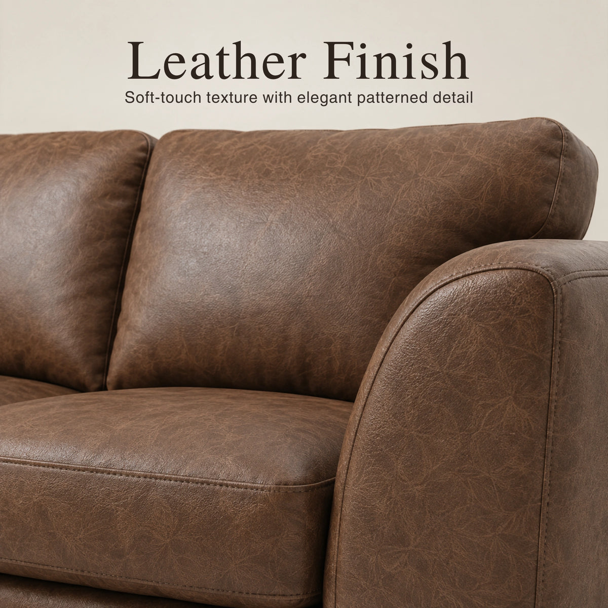 Chocolate Brown | 4 Seater | Right Hand Facing