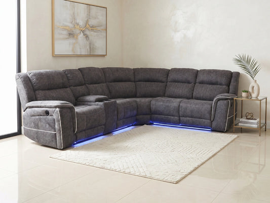 Model H Electric Recliner Corner Sofa