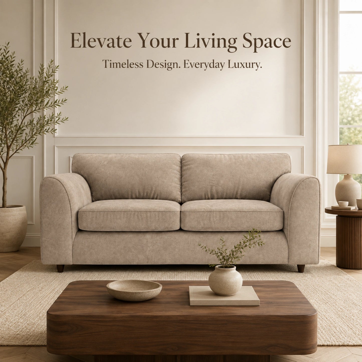 Cream Dillon full back leather sofa by Gamzo Outlet, three-seater with plush cushions and elegant design.
