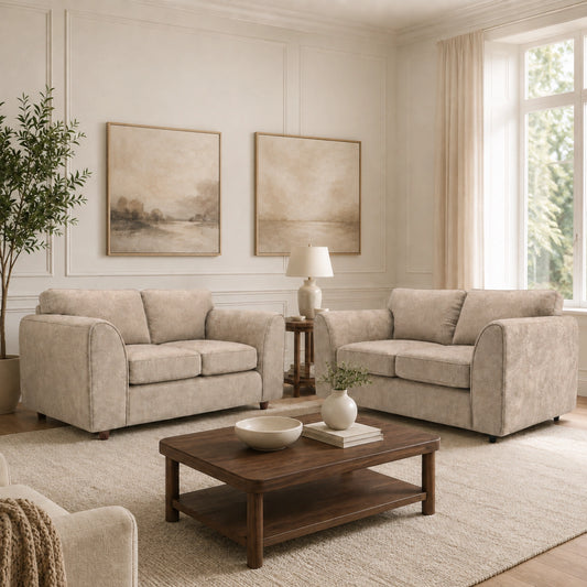 Cream 3+2 Seater