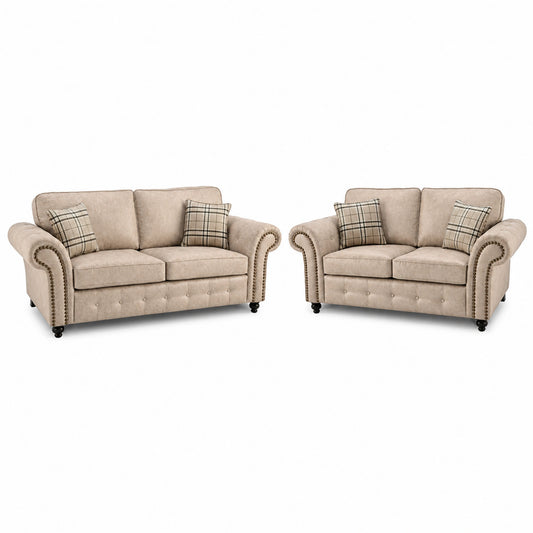 Cream 3+2 Seater