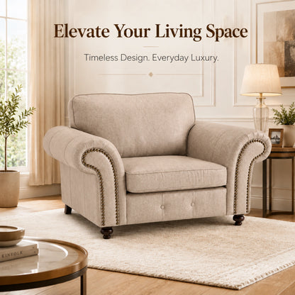 Cream Armchair