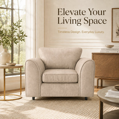 Cream Armchair