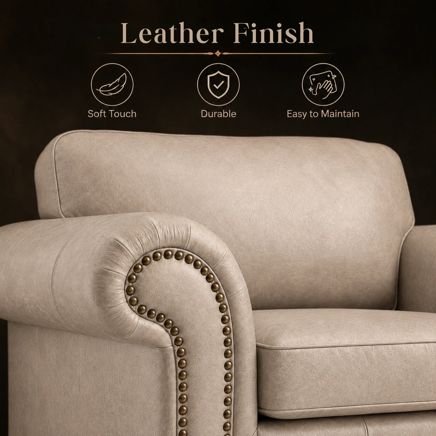 Cream Armchair
