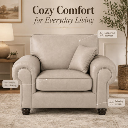 Cream Armchair