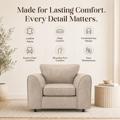Cream Armchair