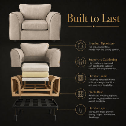 Cream Armchair
