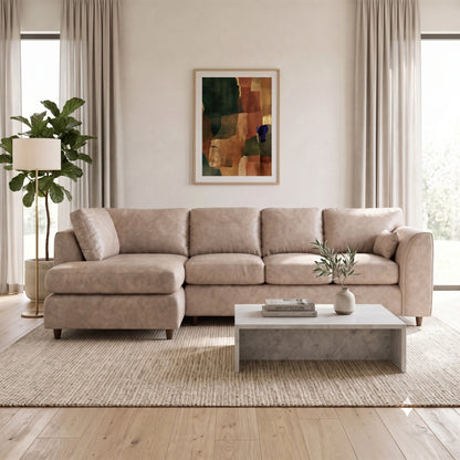 Cream| 5 Seater | Left Hand Facing