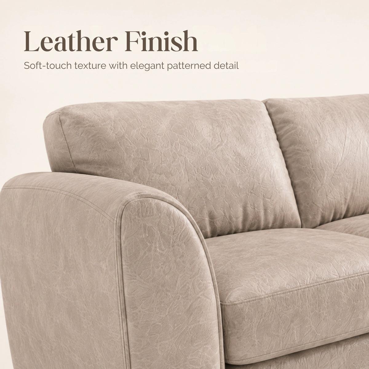 Cream| 5 Seater | Left Hand Facing