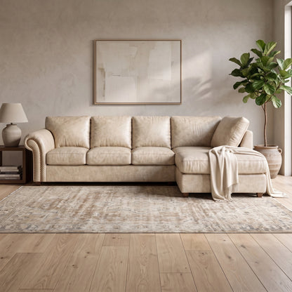Cream 5 Seater Right hand facing