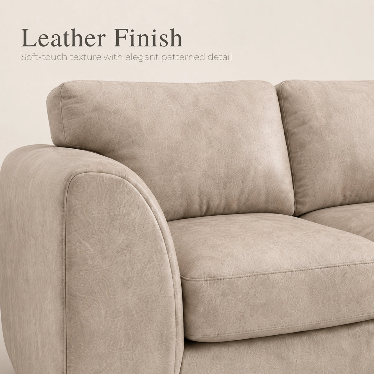 Cream | 4 Seater | Right Hand Facing