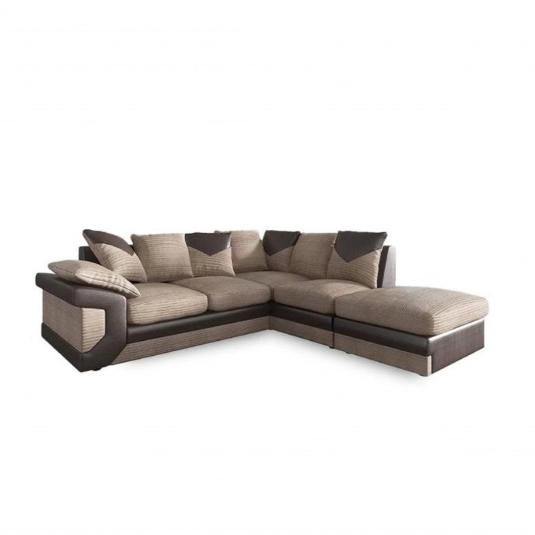 Dino Jumbo Cord L Shape Sofa