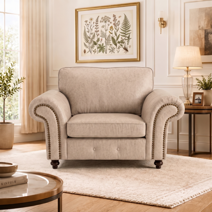 Oakland Full Back L Shape Leather Sofa