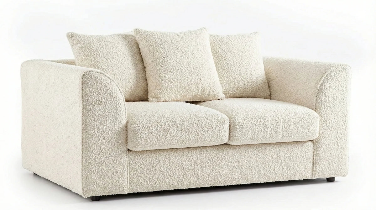 3 Seater Scatter back ivory