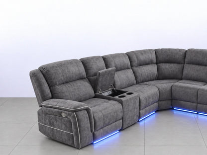 Model H Electric Recliner Corner Sofa