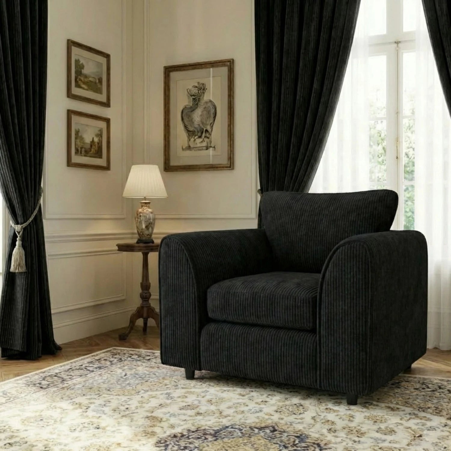 Armchair black