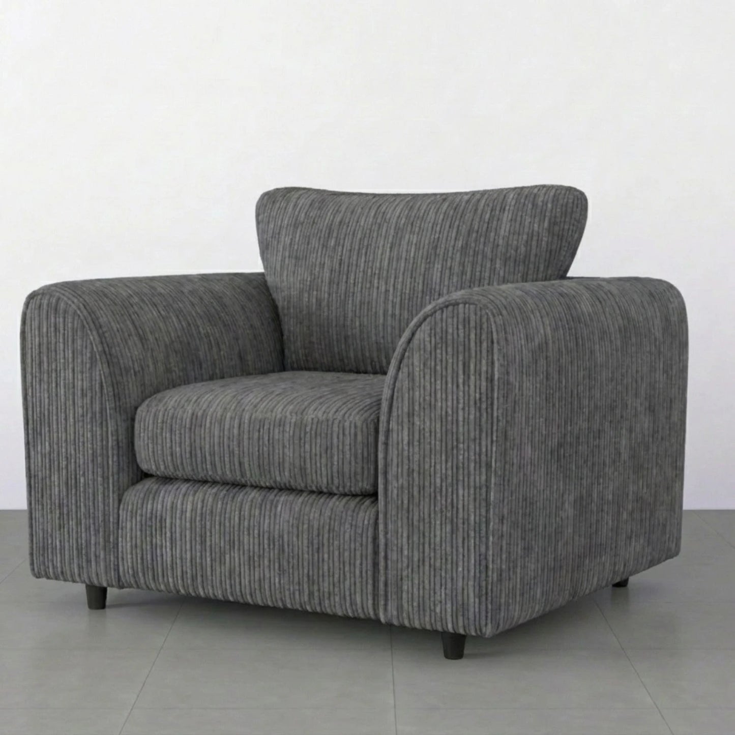 Armchair charcoal grey