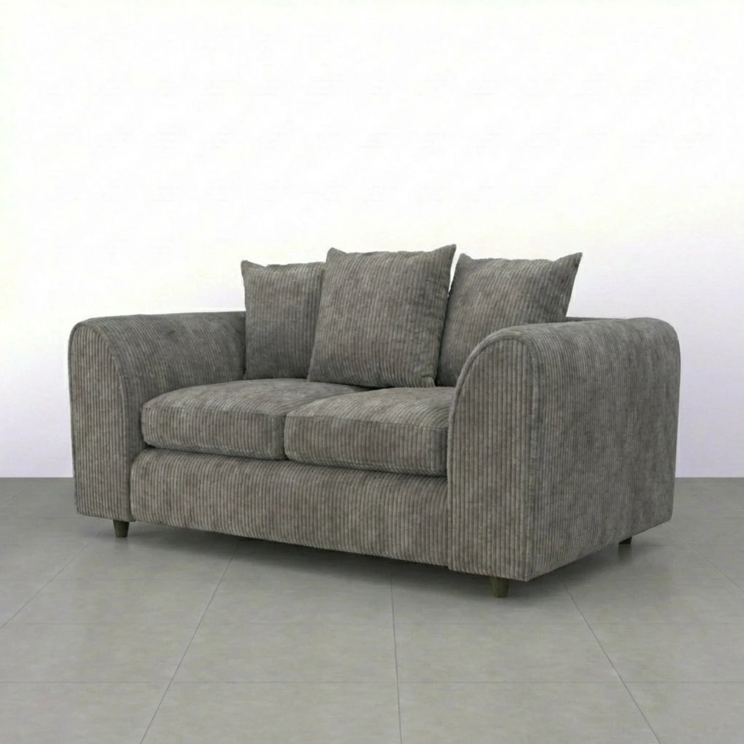 2 seater charcoal grey