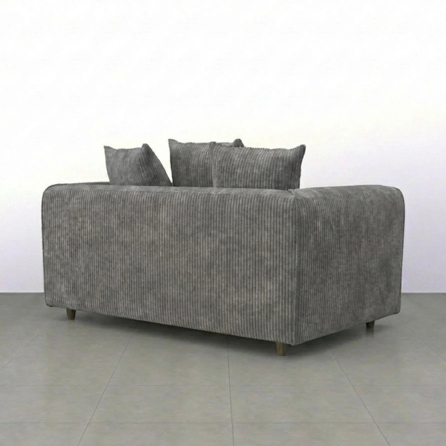 2 seater charcoal grey