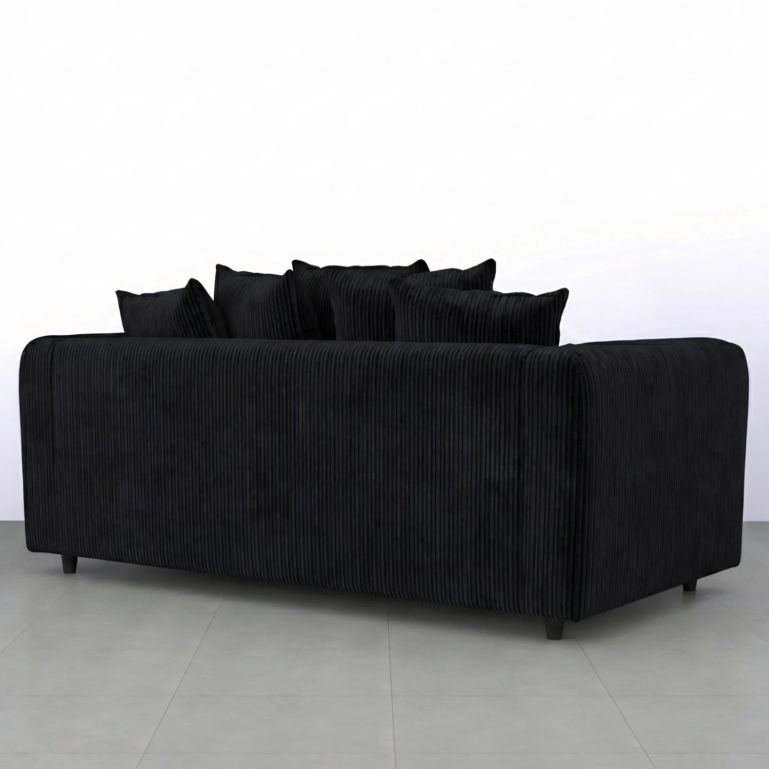 3 seater Black