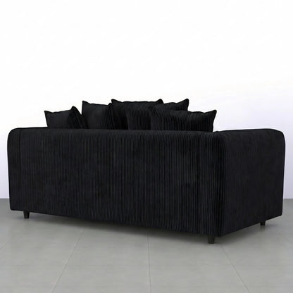 3 seater Black