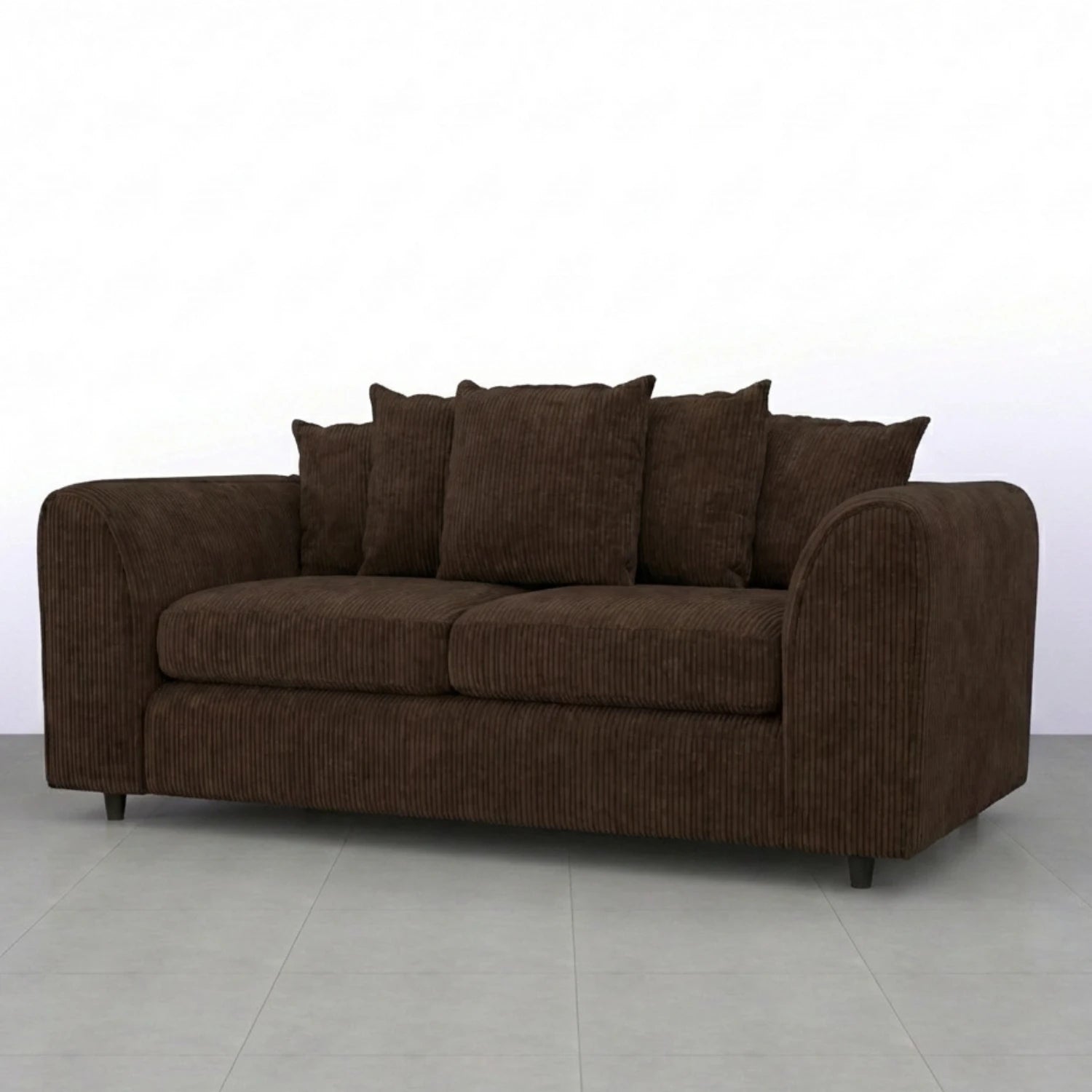 3 seater chocolate Brown
