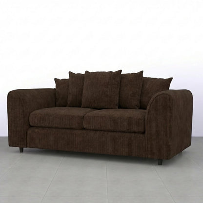 3 seater chocolate Brown