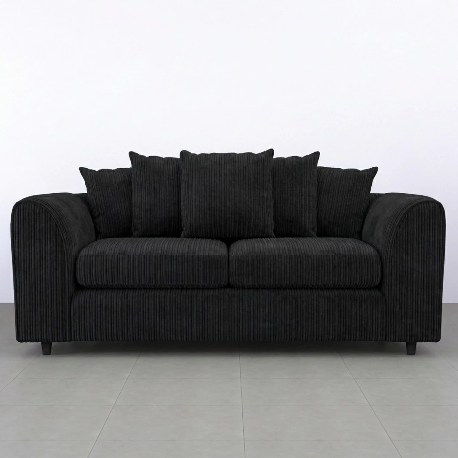 3 + 2 seater Black