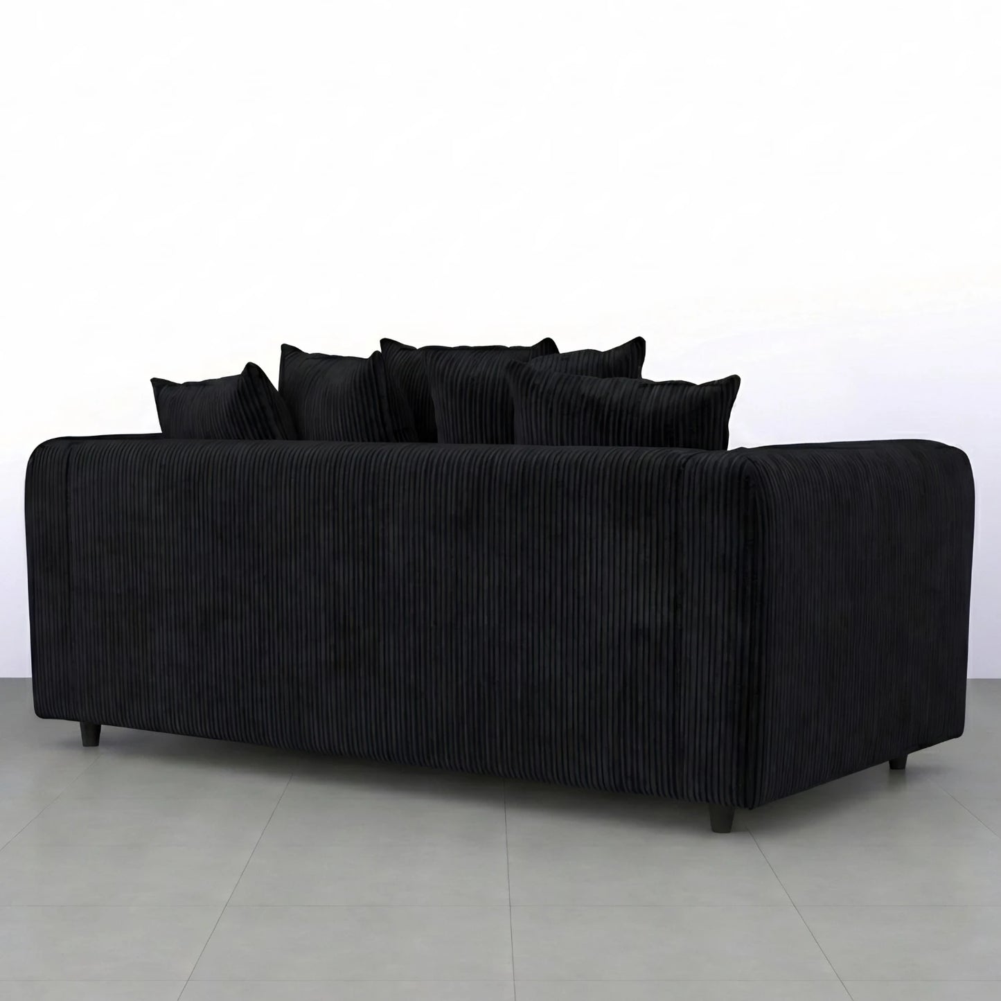 3 + 2 seater Black