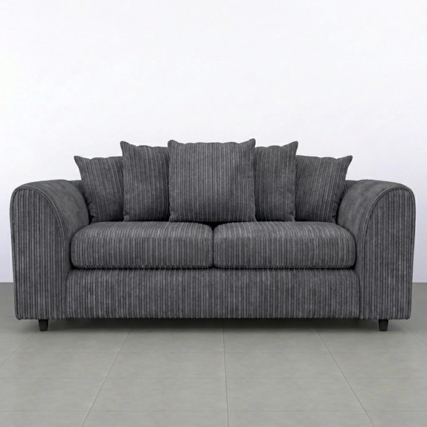 3 + 2 seater charcoal grey