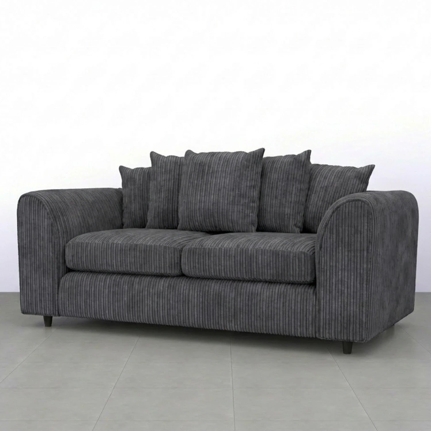 3 + 2 seater charcoal grey