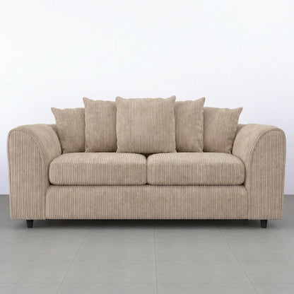 Jumbo cord fabric scatter back sofa set by Gamzo Outlet, featuring plush cushions and a modern design in a cozy living room setting.