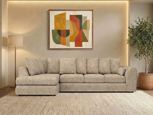 XL Left Hand Facing Beige