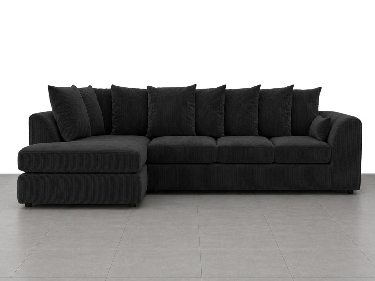 XL Left Hand Facing Black