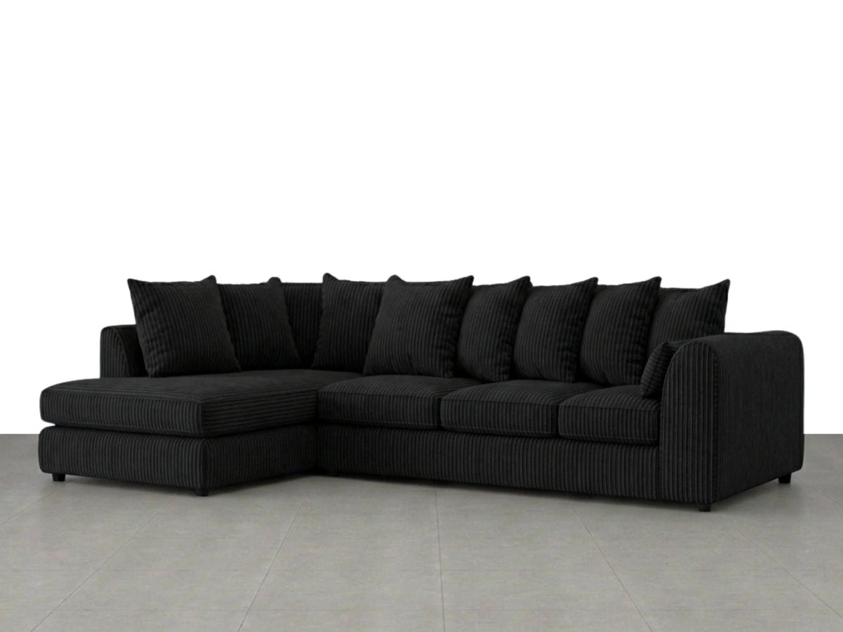 XL Left Hand Facing Black