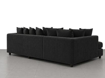 XL Left Hand Facing Black