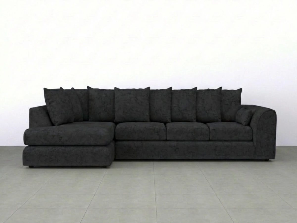 XL Left Hand Facing Black