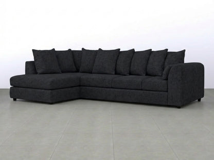 XL Left Hand Facing Black