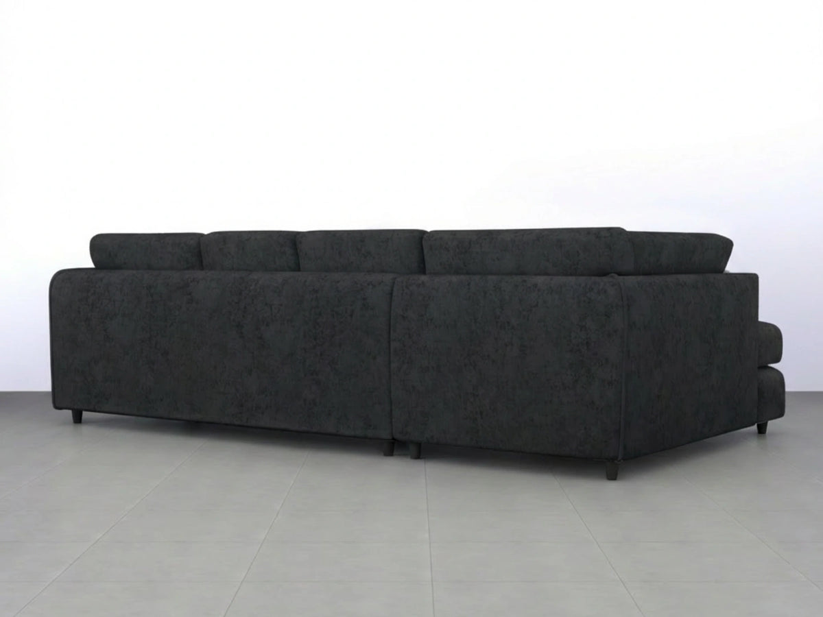 XL Left Hand Facing Black