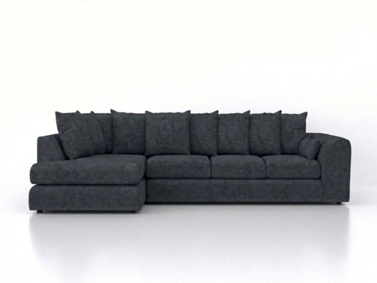 XL Left Hand Facing Dark Grey