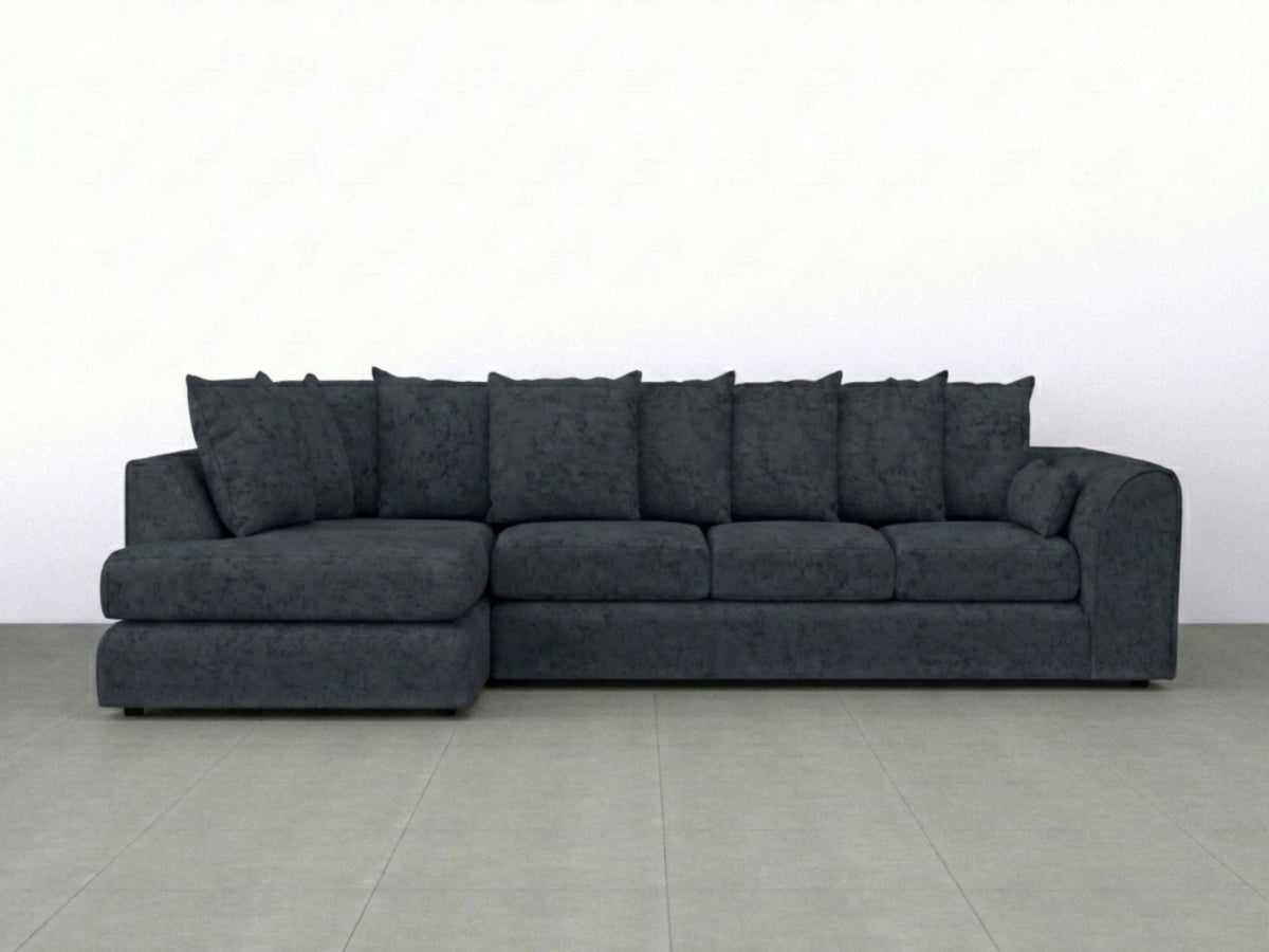 XL Left Hand Facing Dark Grey