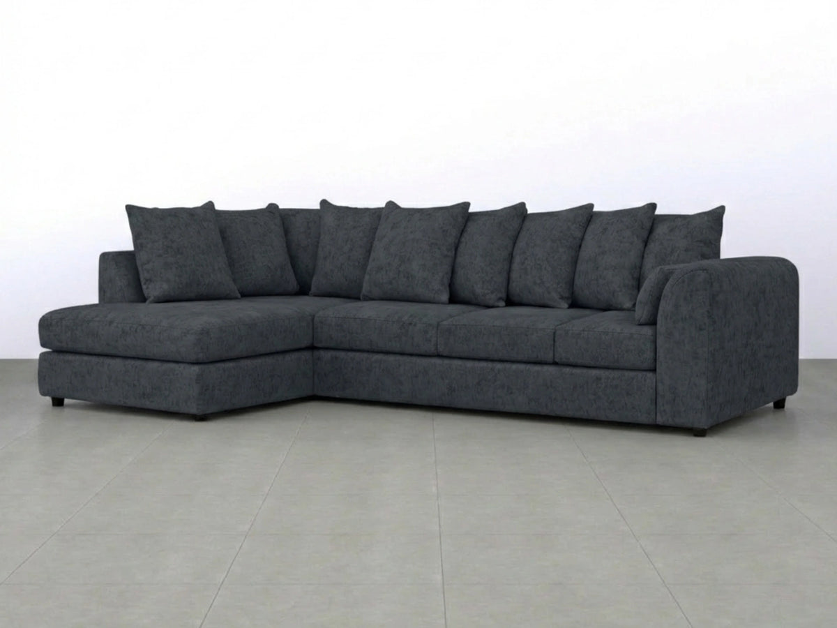 XL Left Hand Facing Dark Grey